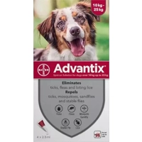 Advantix for Dogs | 10-25kg | 3xApplications