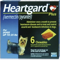 Heartgard Plus Chewables for Dogs  11.5 kg up to 25 lbs - ..