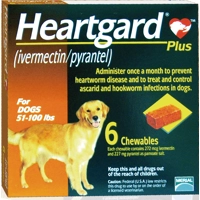 Heartgard Plus Chewables for Dogs 22.7-45.4 kg 51-100 lbs ..