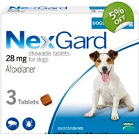 Nexgard Chewable for Dogs 4-10 kg | 3 Tablets