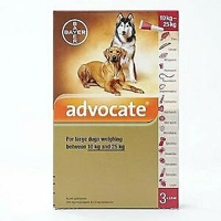 Advocate for Dogs 10-25Kg Spot On Flea Treatment - Pack of 3