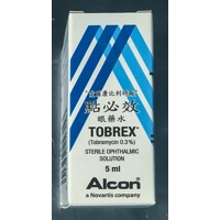 Alcon Tobrex - Tobramycin 0.3% | 5ml Ophthalmic Solution E..