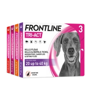 Frontline Tri-Act for Dogs | 20-40kg | 3xApplications