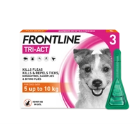 Frontline Tri-Act for Dogs | 5-10kg | 3xApplications