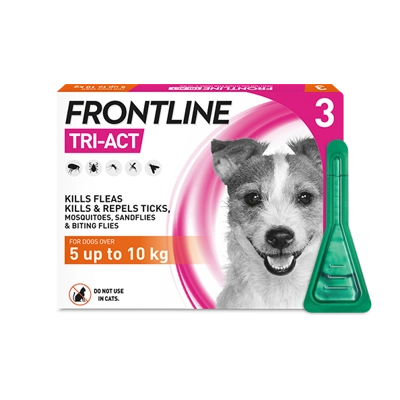 Frontline Tri-Act for Dogs | 5-10kg | 3xApplications