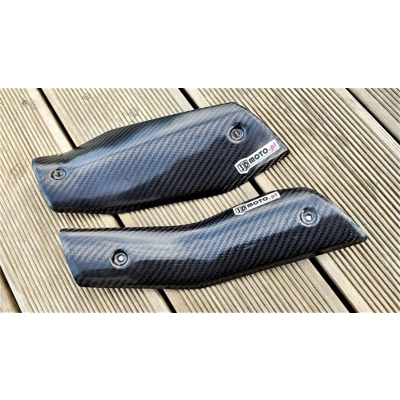 Carbon Fiber Exhaust heat shields set for KTM690 Enduro/SMC 2008-2018 title=