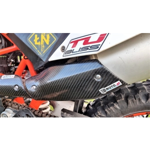 Carbon Fiber Exhaust heat shields set for KTM690 Enduro/SMC 2008-2018