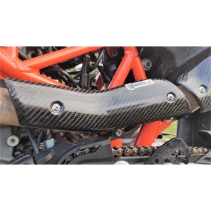 Carbon Fiber Exhaust heat shields set for KTM690 Enduro/SMC 2008-2018