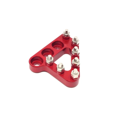Rear Brake Pedal Tip - Red title=