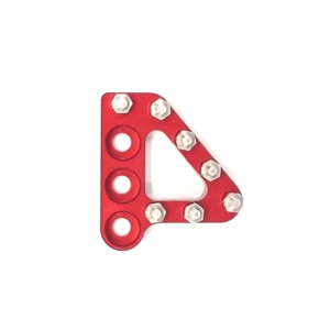 Rear Brake Pedal Tip - Red