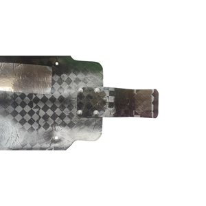 Lower link carbon+kevlar protector