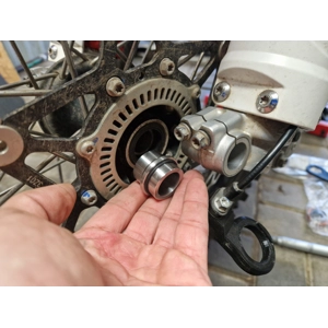 Stainless Steel Spacer Bush. Front Wheel set for Kove 450 Rally