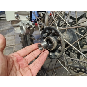 Stainless Steel Spacer Bush. Front Wheel set for Kove 450 Rally