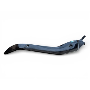 Extended Carbon Fiber Exhaust heat shield for 2026+ KTM 690 Enduro/SMC