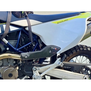 Carbon Fiber Exhaust heat shield for Husqvarna 701 Enduro/SMC