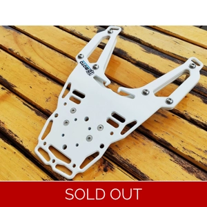 WHITE Smart Luggage Rack for Husqvarna 701