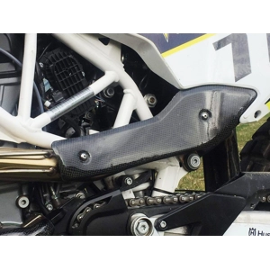 Carbon Fiber Exhaust heat shield for Husqvarna 701 Enduro/SMC
