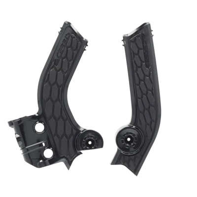 X-Grip Black Acerbis Frame Guards for Kove 450 Rally title=