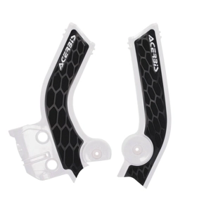 X-Grip White Acerbis Frame Guards for Kove 450 Rally