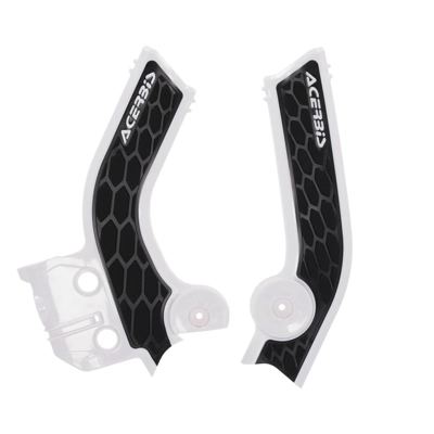 X-Grip White Acerbis Frame Guards for Kove 450 Rally title=