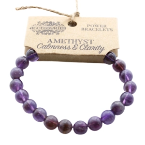 Power Bracelet - Amethyst - Calmness & Clarity