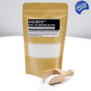 Colds & Flu Blend Aromatherapy Bath Potion in Kraft Bag 350g