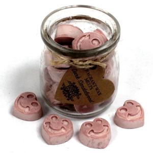 Dark Sandalwood Soy Wax Melts Jar, approx. 16 melts