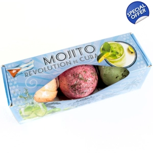 Set of Three Mojito Bath Bombs