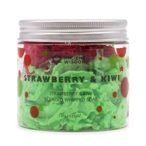 Whipped Soap - Strawberry & Kiwi 120g