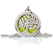 Aromatherapy Diffuser Necklace - Tree Of Life
