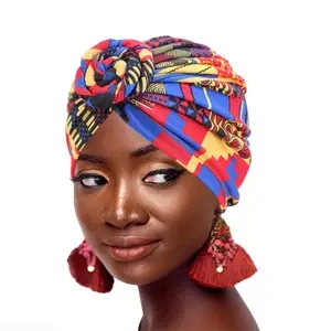 African Print Headwear: Bright And Stylish Scarf