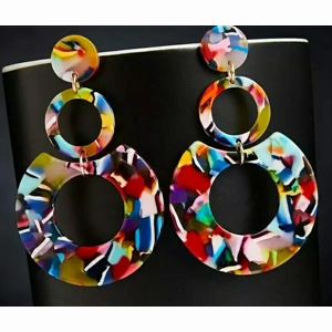 colorful and bold earrings