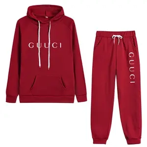 Red Gucci Designer Hoodie And Stylish Pants