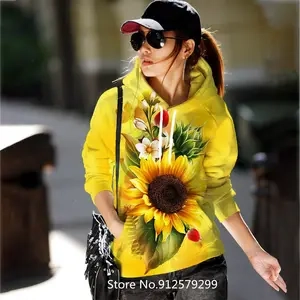 Sunflower Hoodie For Her Birthday