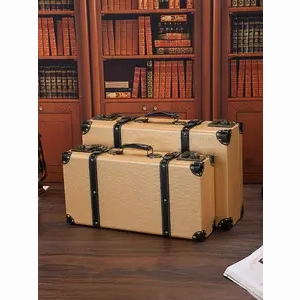 Aesthetic Organic Wood Vintage Beautiful Crafted Luggage