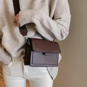 Cute portable Leather cross body bag