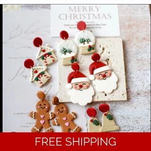 Bright And Colorful Christmas Earrings Gifts For Your Girl..
