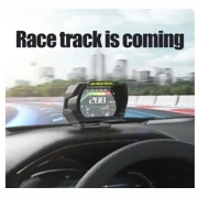 Digital HUD Car Speedometer with OBD and Security Features