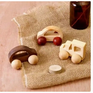 Wood Crafted Car Set