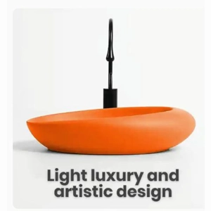Luxury Nordic Oval Ceramic Countertop Basin
