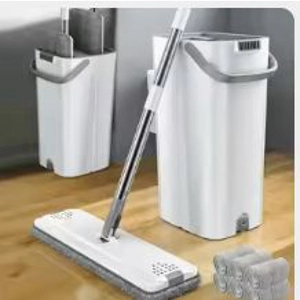 Large Mopping Bucket And Cleaning Stick Bundle