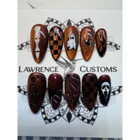 Nail Set - Halloween Freestyle Cateye