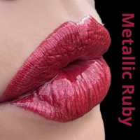 Metallic Ruby - Long Wear Lip Color (Gloss Requi..