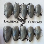 Nail Set - Blue Flash Moonstone