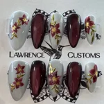 Nail Set - Cateye Blossoms