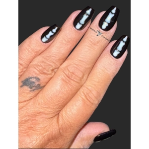Nail Set - Glow Bones