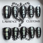 Nail Set - Glow Bones
