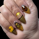 Nail Set - Honey Bees