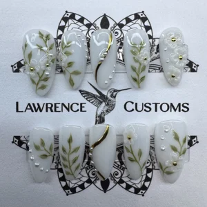 Nail Set - Milky White ..