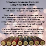 Long Wear Gloss Required Lip Colors